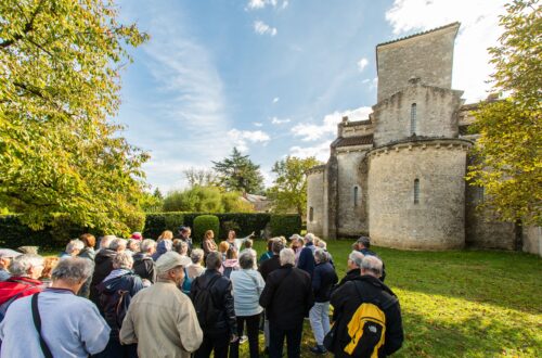 Groupe, visite guidée - Oratoire Carolingien - Germigny-des-Prés
