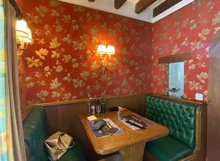 coin repas cuisine gîte du châtaignier. Crédit photo : LS