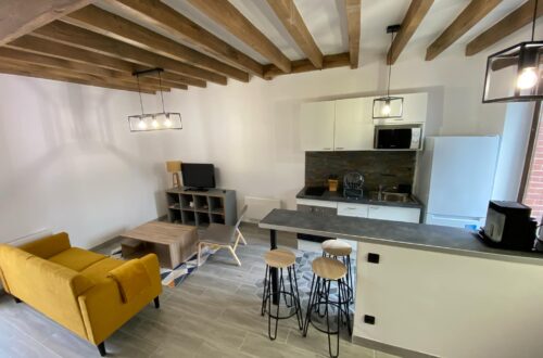 Le Cocon  Ligérien_cuisine_salon. Crédit photo : R.R