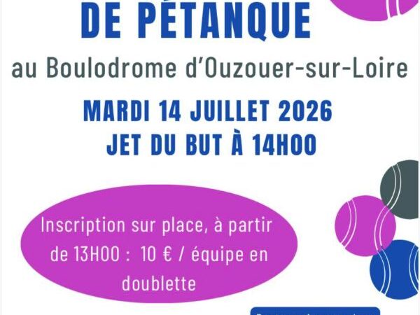 Concours de pétanque . Crédit photo : Facebook